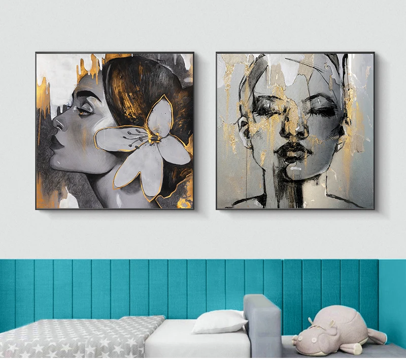 Abstract Golden Girl Face Canvas Painting Figure Fashion Women Wall Art Posters and Prints Wall Picture for Living Room Decor
Abstract Golden Girl Face Canvas Painting Figure Fashion Women Wall Art Posters and Prints Wall Picture for Living Room Decor