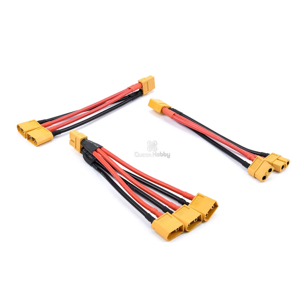 XT60 Parallel Battery Connector Male/Female Cable for RC Battery Motor Dual Extension Y Splitter/ 3-Way 14AWG Silicone Wire
XT60 Parallel Battery Connector Male/Female Cable for RC Battery Motor Dual Extension Y Splitter/ 3-Way 14AWG Silicone Wire