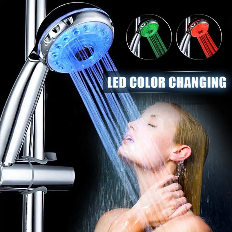 Adjustable 3 Mode 3 Color LED Shower Head Light Temperature Sensor RGB Bath Sprinkler Bathroom Shower Head
Adjustable 3 Mode 3 Color LED Shower Head Light Temperature Sensor RGB Bath Sprinkler Bathroom Shower Head