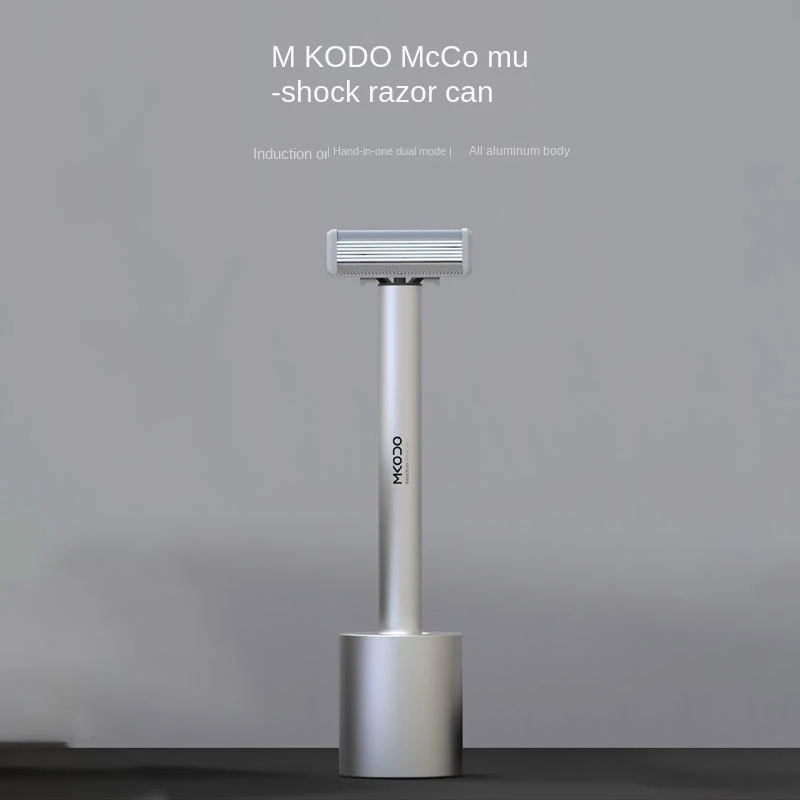 Shock razor, hand-integrated razor, 6-layer imported blade type for men In case of water induction, with refined auxiliary blade
Shock razor, hand-integrated razor, 6-layer imported blade type for men In case of water induction, with refined auxiliary blade