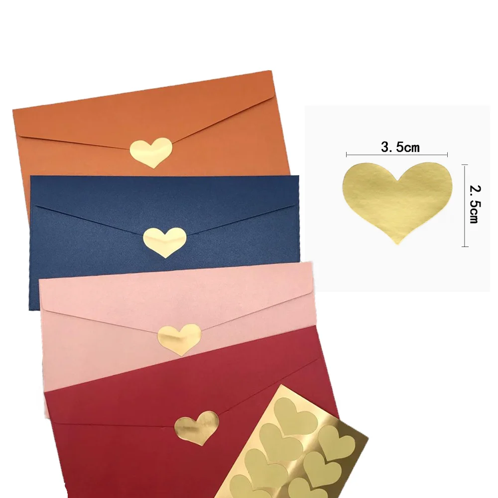 120Pcs Golden Heart Shaped Sticker Labels Adhesive Gift Box Packaging Kids Stationery Envelope Biscuit Box Decoration Stickers
120Pcs Golden Heart Shaped Sticker Labels Adhesive Gift Box Packaging Kids Stationery Envelope Biscuit Box Decoration Stickers