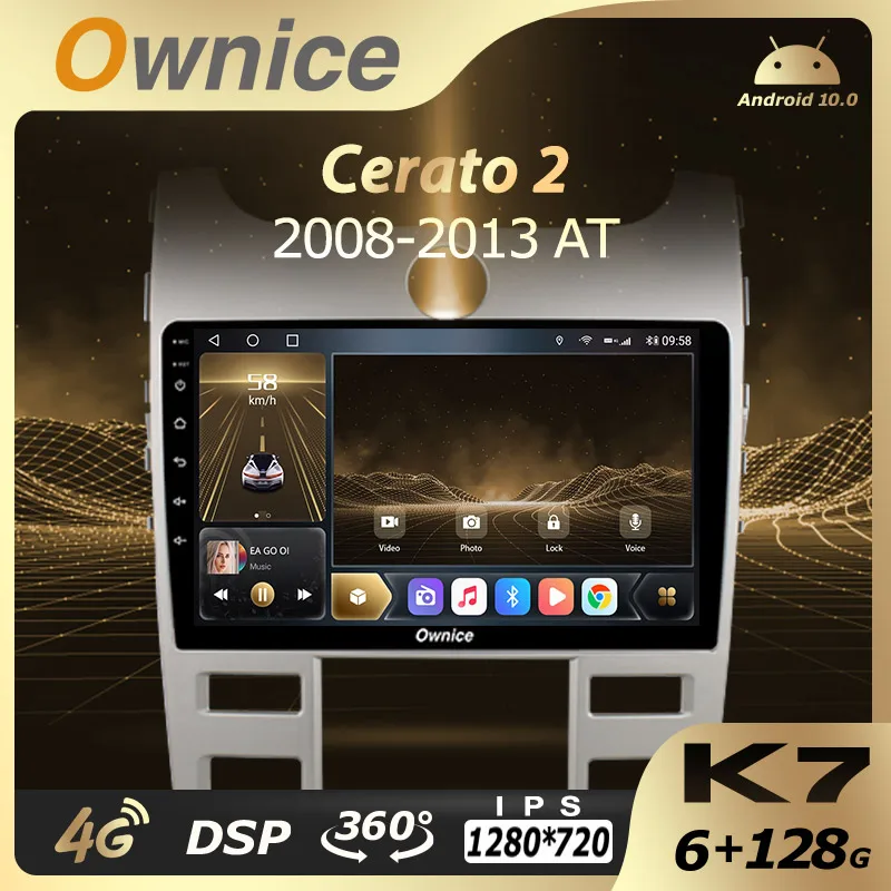 Ownice Android 10,0 K7 авто радио для кіа Cerato 2 2008-2013 6G + 128G 8 ядро 360 панорама 5G Wi-Fi 4 аппарат не привязан к оператору сотовой связи атмосферная лампа
Ownice Android 10,0 K7 авто радио для кіа Cerato 2 2008-2013 6G + 128G 8 ядро 360 панорама 5G Wi-Fi 4 аппарат не привязан к оператору сотовой связи атмосферная лампа