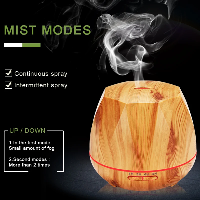 1pcs 550ml Ultrasonic Humidifier Steam Air Aroma Diffuser Essential Oil Diffuser LED Night Light for Home Office
1pcs 550ml Ultrasonic Humidifier Steam Air Aroma Diffuser Essential Oil Diffuser LED Night Light for Home Office