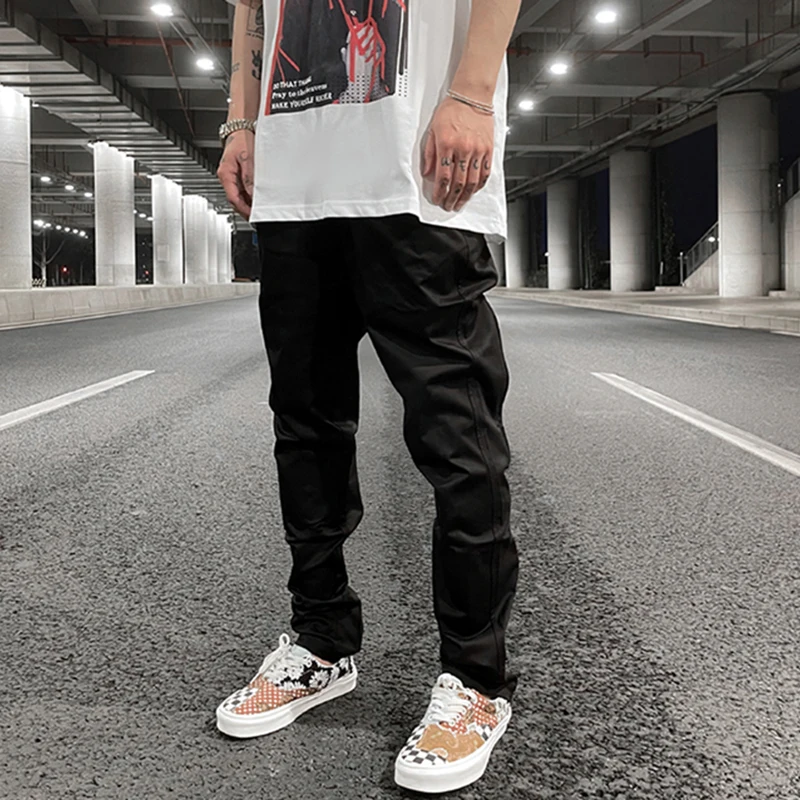 Harajuku Back Zipper Straight Loose Casual Trousers Mens High Street Oversize Vibe Baggy Cargo Pants Hip Hop Baggy Overalls 
Harajuku Back Zipper Straight Loose Casual Trousers Mens High Street Oversize Vibe Baggy Cargo Pants Hip Hop Baggy Overalls