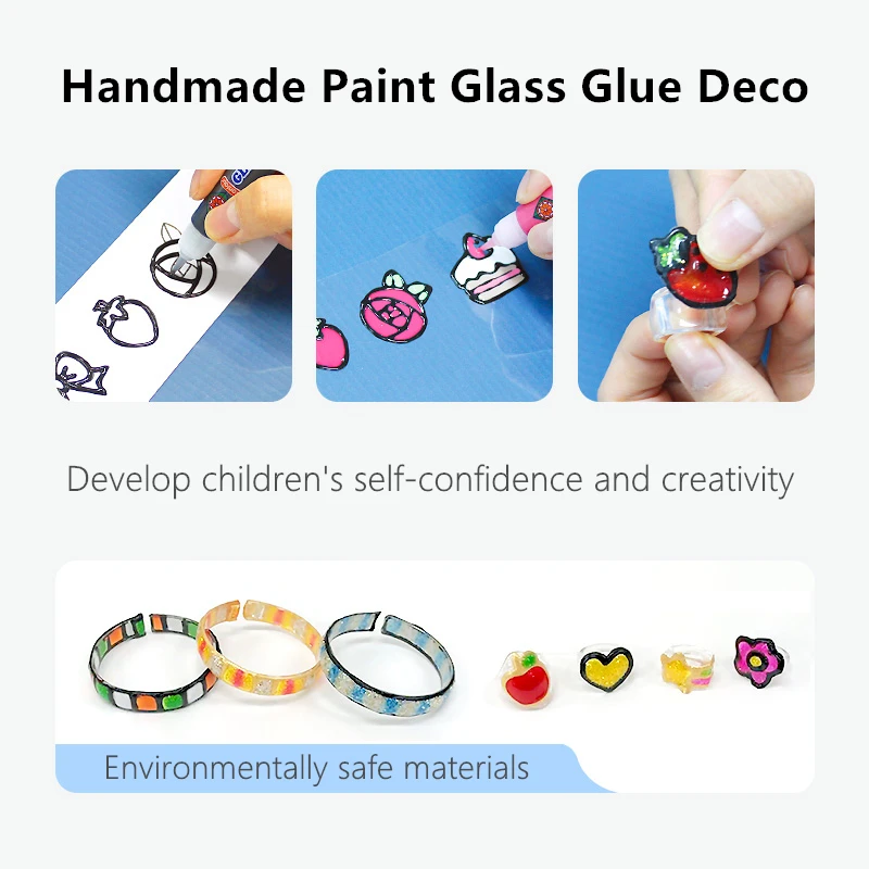 AMOS для детского рукоделия 3D клей-Краска Стеклянные Украшения Набор игрушек для GD10P10IJ безвкусный безопасный ручной работы развивающие творч... 
AMOS для детского рукоделия 3D клей-Краска Стеклянные Украшения Набор игрушек для GD10P10IJ безвкусный безопасный ручной работы развивающие творч...
