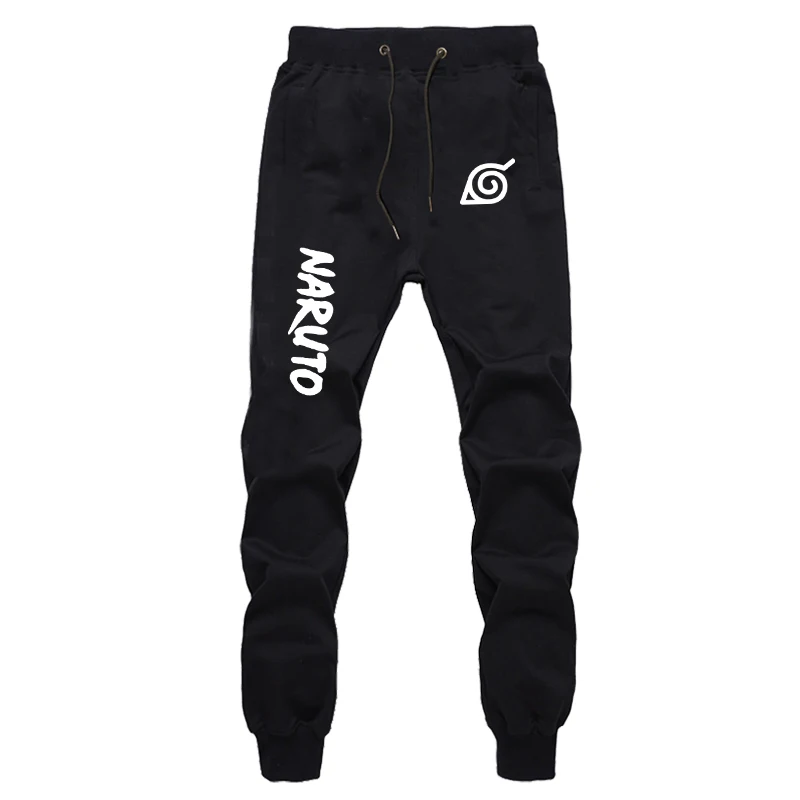 NARUTO Sports Pants Jogger Trousers Women/Men Casual Cotton Unisex Long | Мужская одежда
