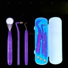 Tartar Removal With Led Lamp Mirror Anti-fog Dental Oral Care Material Calculus Tooth Yellow Plaque Molar Tooth Hook Sale