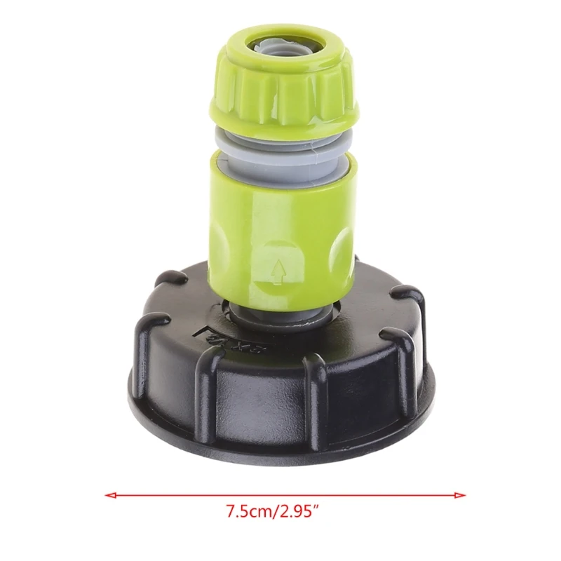 2021 New S60X6 Parts Tap Easy Use IBC TANK Adapter Accessories Snap-on 1/2" Outlet Tank Connection Garden
2021 New S60X6 Parts Tap Easy Use IBC TANK Adapter Accessories Snap-on 1/2" Outlet Tank Connection Garden