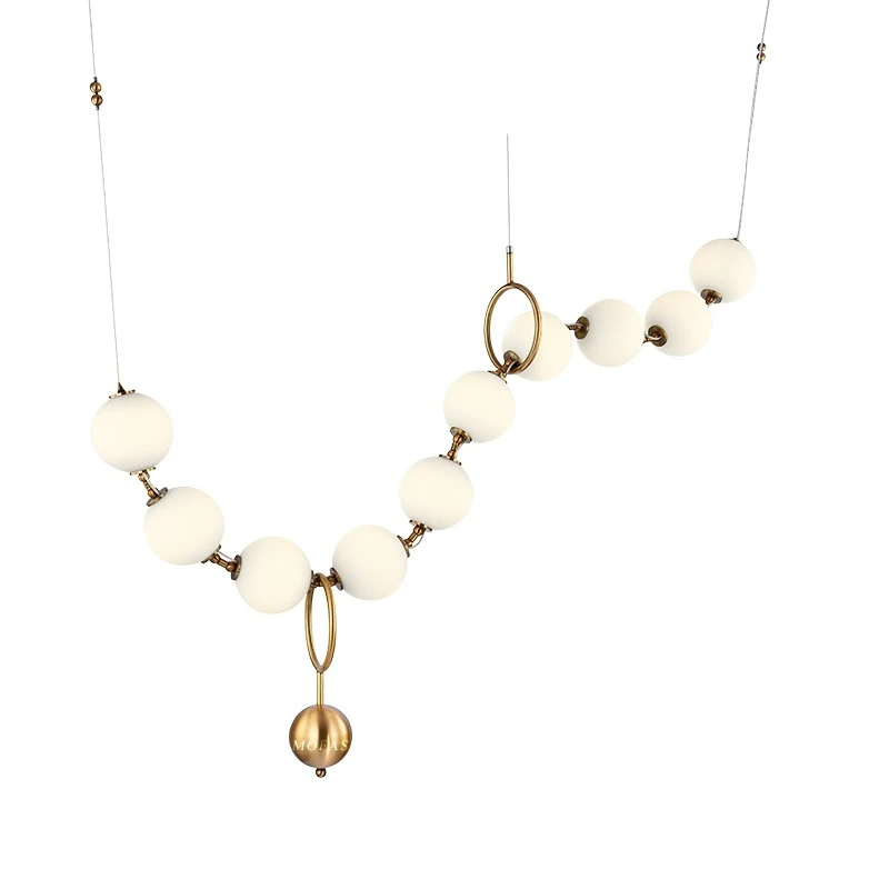 New Design Pearl Design Gold G9 Led Chandelier Glass Globe DIY Adjustable Led Chandelier Lighting Villa Stairs Led Lamparas
New Design Pearl Design Gold G9 Led Chandelier Glass Globe DIY Adjustable Led Chandelier Lighting Villa Stairs Led Lamparas