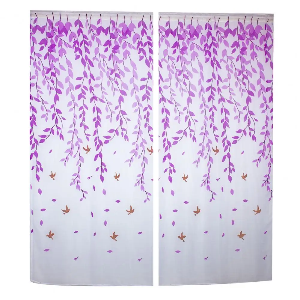 2Pcs/Set Useful Translucent Curtain Branches Print Multi-color Window Decor Leaves Pattern Window Sheer Easy to Install for Home
2Pcs/Set Useful Translucent Curtain Branches Print Multi-color Window Decor Leaves Pattern Window Sheer Easy to Install for Home
