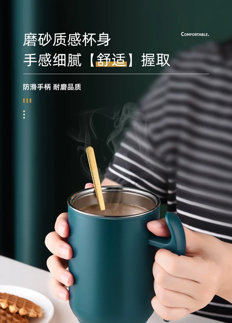 304 stainless steel mug with lid Double Couple Cup Office Cup Coffee Cup Breakfast Cup
304 stainless steel mug with lid Double Couple Cup Office Cup Coffee Cup Breakfast Cup