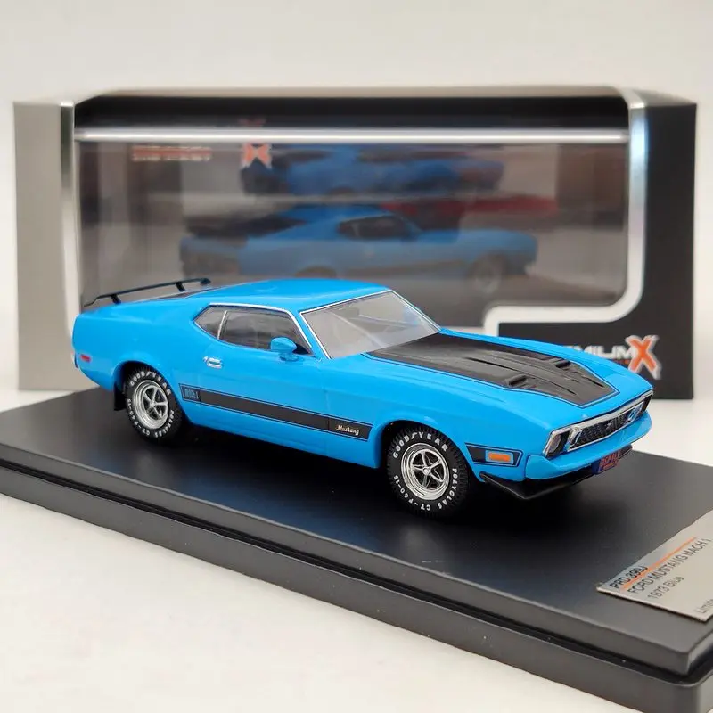 1/43 Премиум X для Ford Mustang Mach 1 синие/Серебристые/красные литые модели автомобиля
