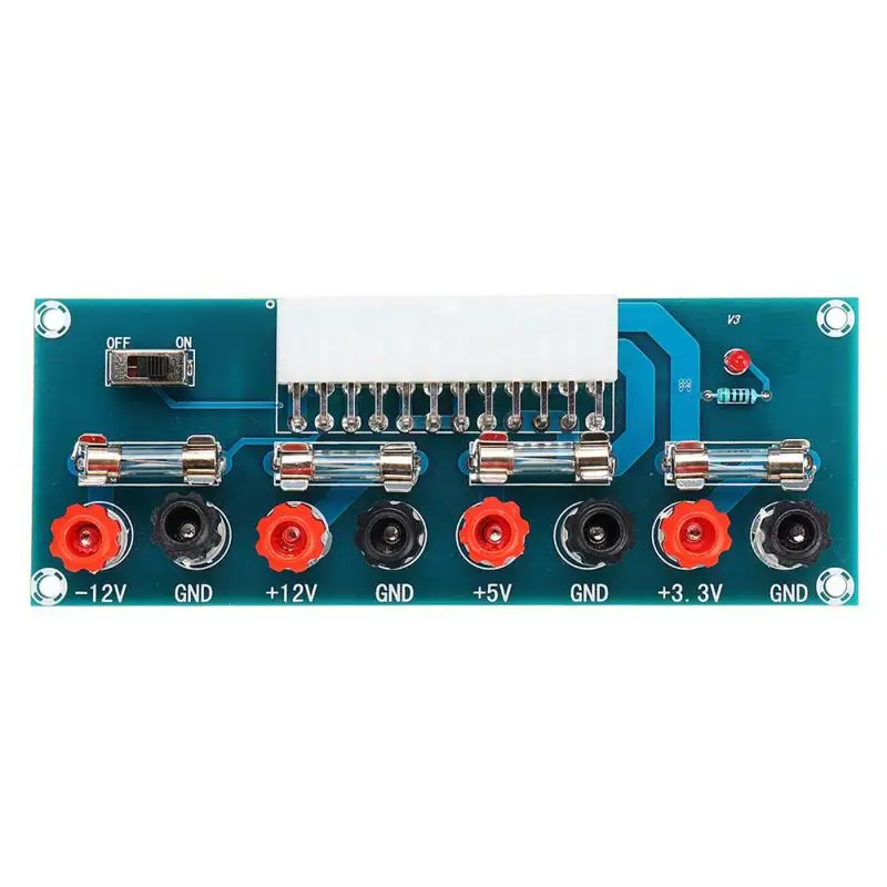 24 Pins ATX Power Breakout Smart Module Adapter Power Connector Computer Power Supply For Desktop Benchtop PC Board Computer
24 Pins ATX Power Breakout Smart Module Adapter Power Connector Computer Power Supply For Desktop Benchtop PC Board Computer