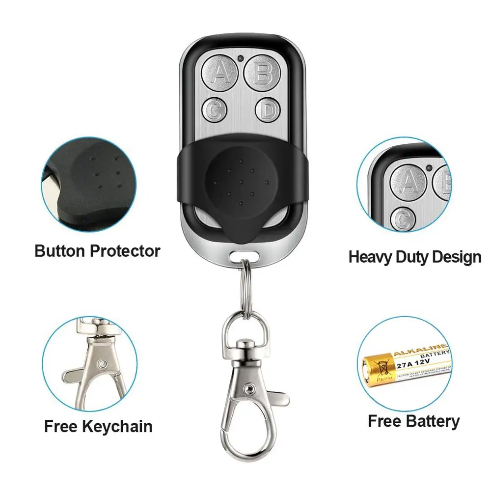 NOVOFERM NOVOTRON 502 MAX43-2 504 MAX43-4 433MHz Rolling Code Single Gate Remote Control
NOVOFERM NOVOTRON 502 MAX43-2 504 MAX43-4 433MHz Rolling Code Single Gate Remote Control