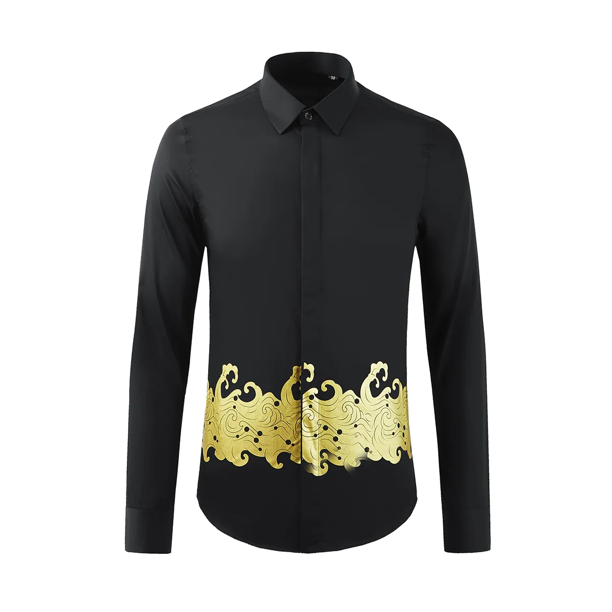 New Arrival Cotton Court Classic Wave Pattern High Grade Gilt Printing Men Long Sleeve Casual Shirts Fashion Size M L XL 2XL 3XL
New Arrival Cotton Court Classic Wave Pattern High Grade Gilt Printing Men Long Sleeve Casual Shirts Fashion Size M L XL 2XL 3XL