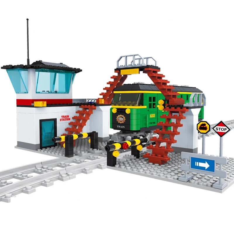 AUSINI Big Size Train Station Building Blocks Toys for Boys Railway Trains Bricks Railroad Model Kids Toys Create Children Gifts
AUSINI Big Size Train Station Building Blocks Toys for Boys Railway Trains Bricks Railroad Model Kids Toys Create Children Gifts