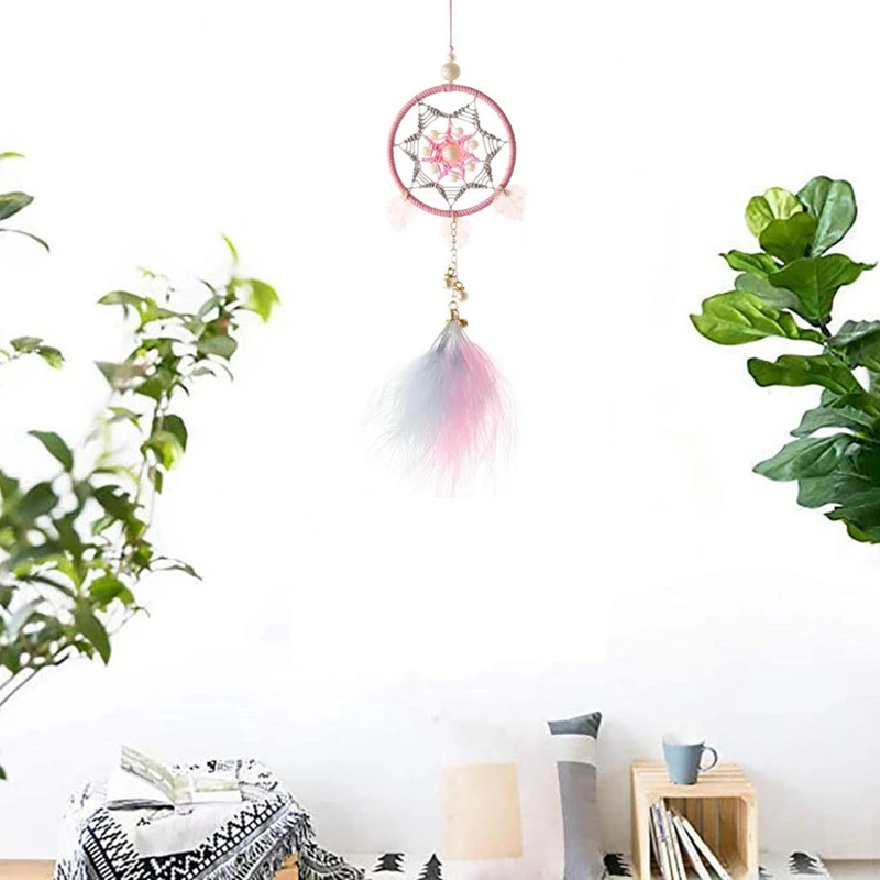 Handmade Dream Catcher Net with Feathers Wall Hanging Dreamcatcher Craft Gift Christmas Decoration for Home - 38cm
Handmade Dream Catcher Net with Feathers Wall Hanging Dreamcatcher Craft Gift Christmas Decoration for Home - 38cm