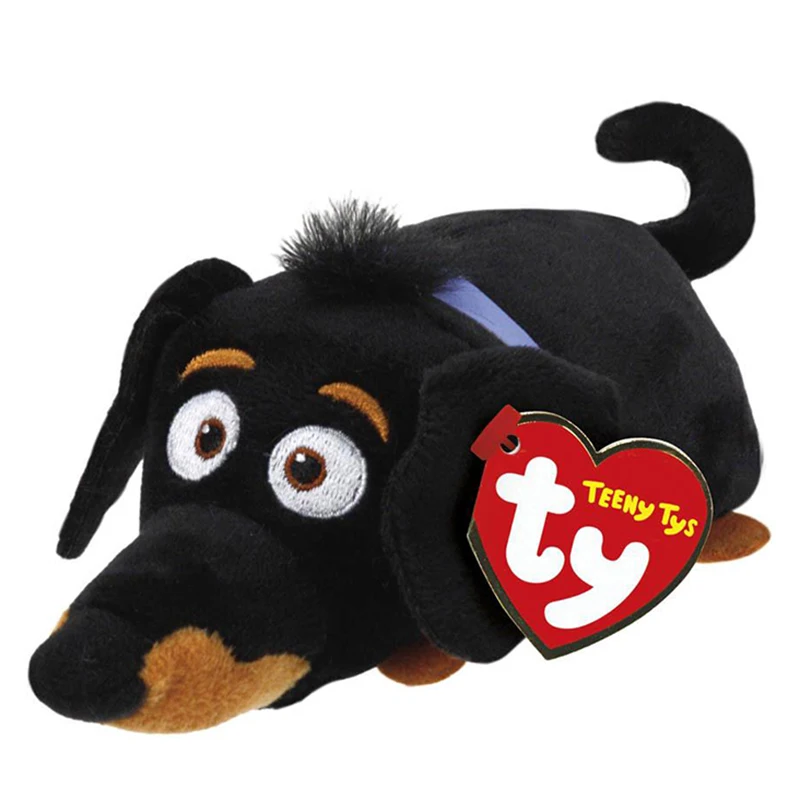 10 см Ty Teeny Tys Buddy большие глаза щенок такса плюшевая игрушка симпатичные мягкие