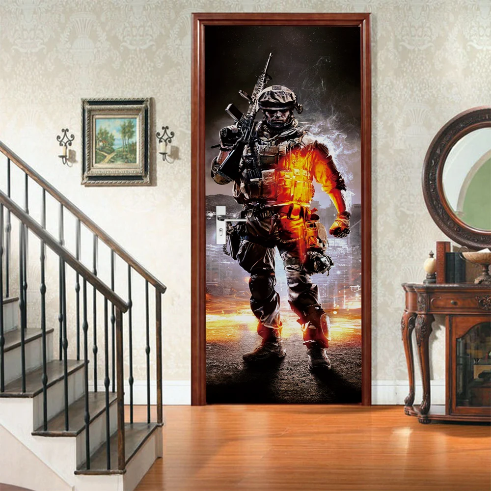 3D creative Call of Duty 2 door stickers wall stickers self-adhesive waterproof removable
3D creative Call of Duty 2 door stickers wall stickers self-adhesive waterproof removable