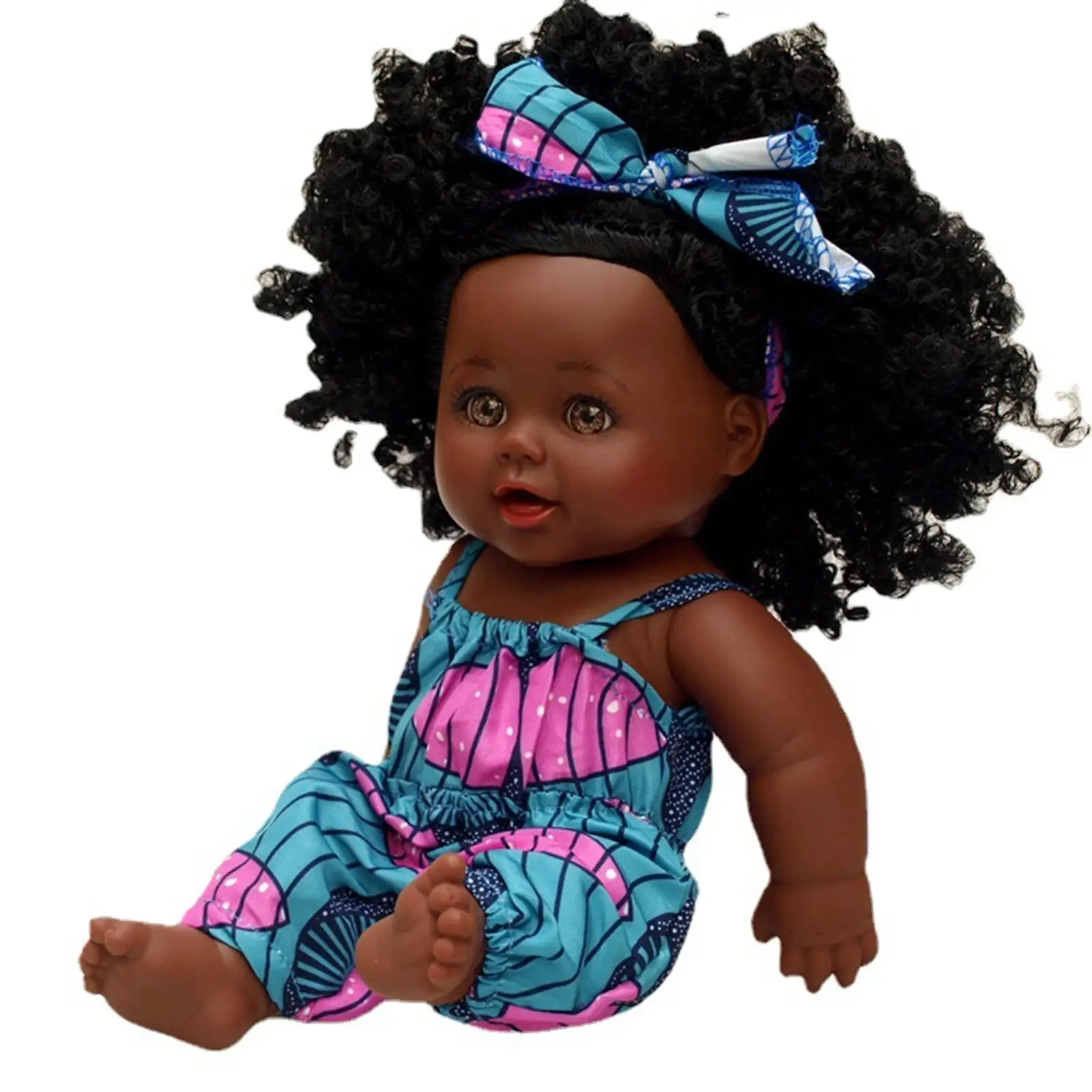 Realistic Baby Doll 30cm Vinyl Baby Doll with Outfits with Hairband Dolls Toys Washable Black Girl Doll for Children Baby Girl
Realistic Baby Doll 30cm Vinyl Baby Doll with Outfits with Hairband Dolls Toys Washable Black Girl Doll for Children Baby Girl