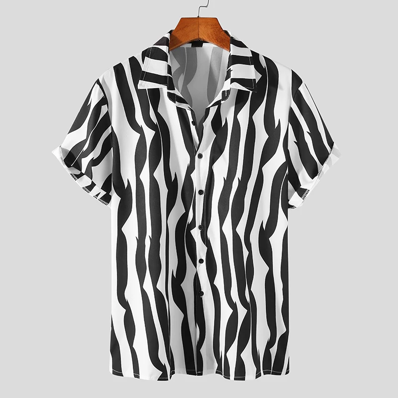 2120 Printing Men Shirt Turn Down Collar Breathable Summer Short Sleeve Blouse Streetwear Button Casual Hawaiian Shirts INCERUN
2120 Printing Men Shirt Turn Down Collar Breathable Summer Short Sleeve Blouse Streetwear Button Casual Hawaiian Shirts INCERUN