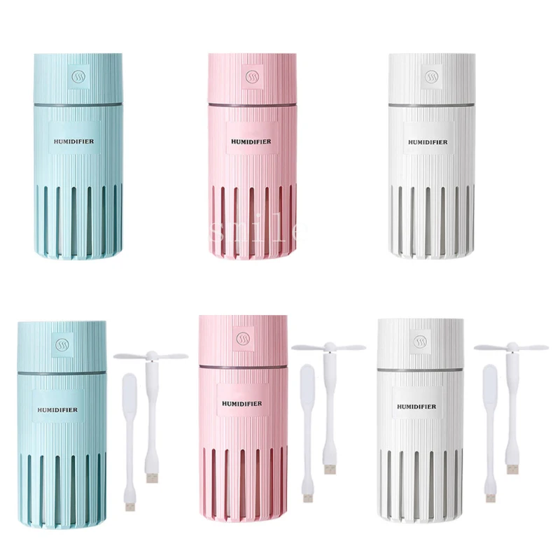 Portable 3 in 1 Air Humidifier 320ML USB Mini Ultrasonic Essential Aroma Diffuser with Fan Colorful Lamp Air Purifier for Car Ho
Portable 3 in 1 Air Humidifier 320ML USB Mini Ultrasonic Essential Aroma Diffuser with Fan Colorful Lamp Air Purifier for Car Ho