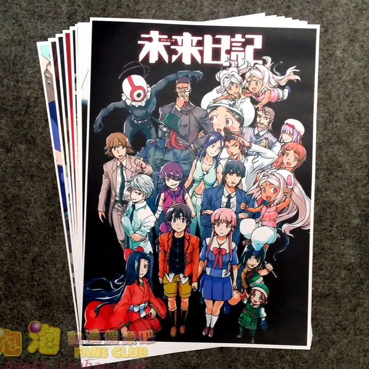 8pcs/lot A3 Anime Future Diary Wall Pictures for Living Room Film Posters Sticker Decoration Gift
8pcs/lot A3 Anime Future Diary Wall Pictures for Living Room Film Posters Sticker Decoration Gift