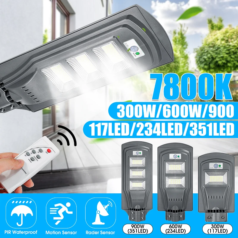 300W/600W/900 Вт Светодиодный уличный фонарь на солнечной батарее уличный светильник на солнечной энергии с радар движения PIR Сенсор стены уличны...
300W/600W/900 Вт Светодиодный уличный фонарь на солнечной батарее уличный светильник на солнечной энергии с радар движения PIR Сенсор стены уличны...