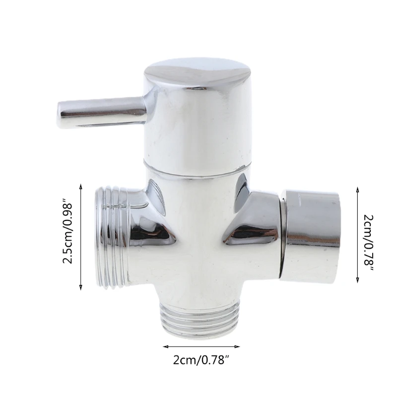 J2FB New T-adapter 3 Ways Valve For Diverter Bath Toilet Bidet Sprayer Shower Head
J2FB New T-adapter 3 Ways Valve For Diverter Bath Toilet Bidet Sprayer Shower Head