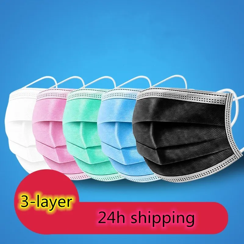 100pcs Mask Disposable Nonwove 3 Layer Ply Filter Mask mouth Face mask filter safe Breathable Protective masks In Stock
100pcs Mask Disposable Nonwove 3 Layer Ply Filter Mask mouth Face mask filter safe Breathable Protective masks In Stock