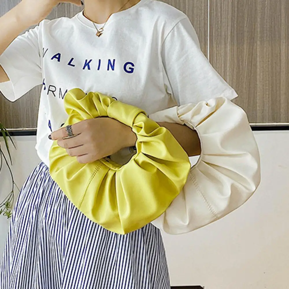 Casual PU Leather Handle Bag Women Pleated Cloud Bag Fashion Armpit Bag All-match Shoulder Bag French Small Handbags Girl Totes
Casual PU Leather Handle Bag Women Pleated Cloud Bag Fashion Armpit Bag All-match Shoulder Bag French Small Handbags Girl Totes