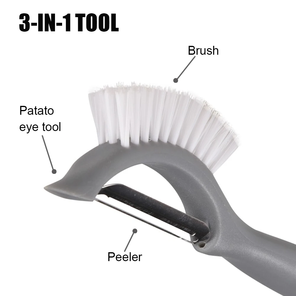 3-in-1 Vegetable/Fruit Peeler with Brush Kitchen Tools Gadgets for Household Kitchen Carrot apple convenient
3-in-1 Vegetable/Fruit Peeler with Brush Kitchen Tools Gadgets for Household Kitchen Carrot apple convenient