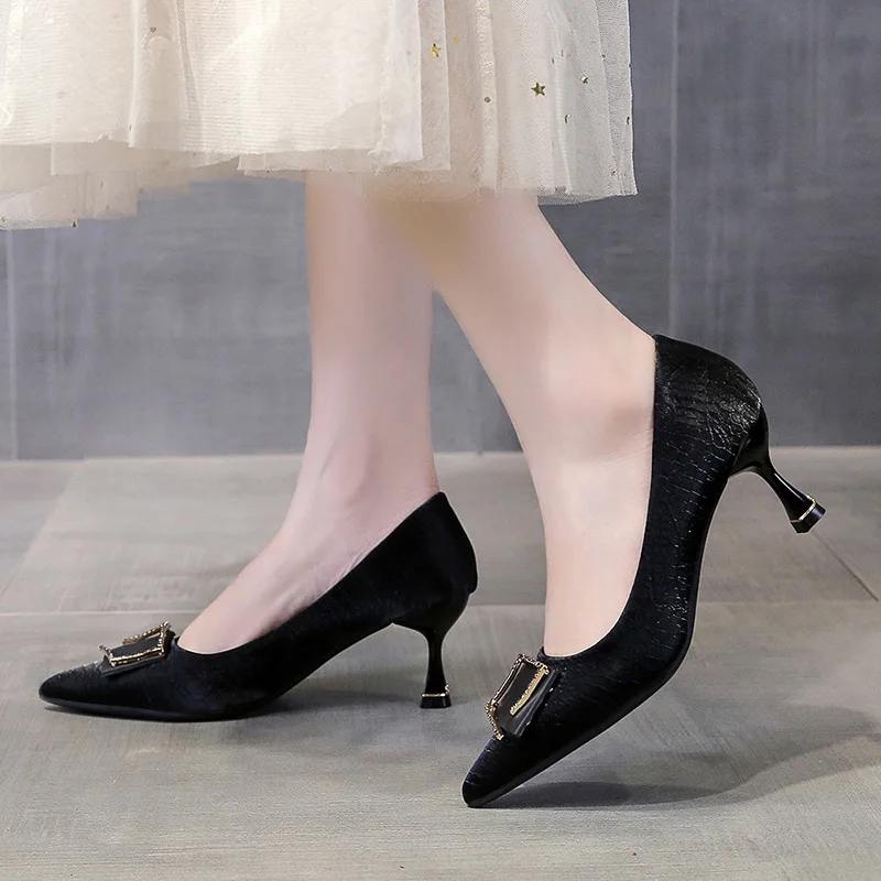 Shallow Mouth Summer Women's Shoes Branded Pumps High Heels Stiletto Chunky Sandals Pointed Wedge Lace-Up All-Match Slip On 2021
Shallow Mouth Summer Women's Shoes Branded Pumps High Heels Stiletto Chunky Sandals Pointed Wedge Lace-Up All-Match Slip On 2021
