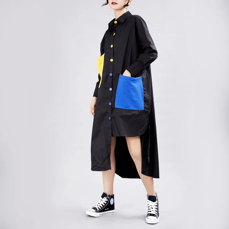 MSXU 2020 Spring New Loose Casual Long Sleeve Shirt Women Irregular Long Shirt Skirt
MSXU 2020 Spring New Loose Casual Long Sleeve Shirt Women Irregular Long Shirt Skirt