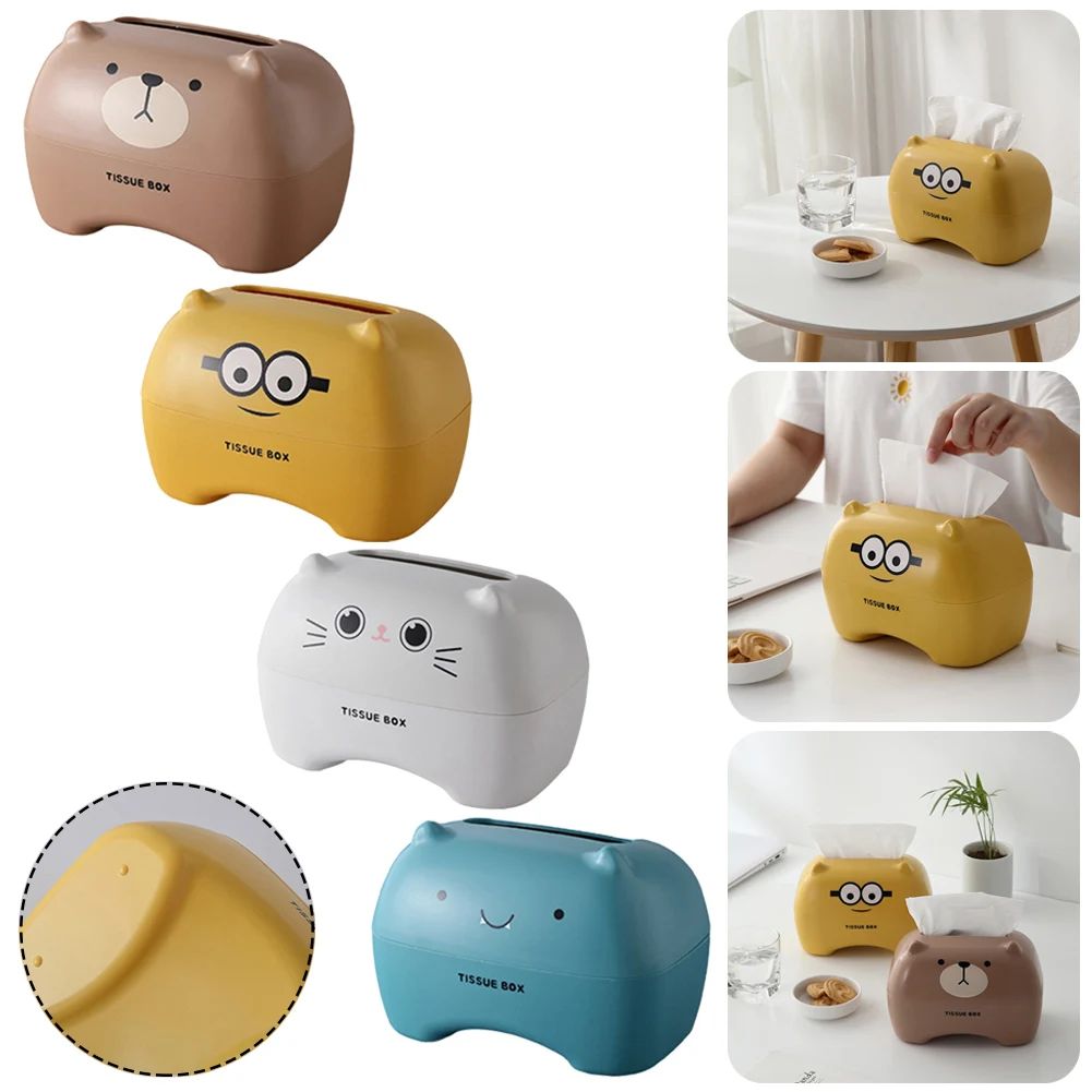 Cute Tissue Holder Cartoon Napkin Tissue Box Holder Rectangular Paper Dispenser Box 18x9x12cm For Home Office Decoration
Cute Tissue Holder Cartoon Napkin Tissue Box Holder Rectangular Paper Dispenser Box 18x9x12cm For Home Office Decoration