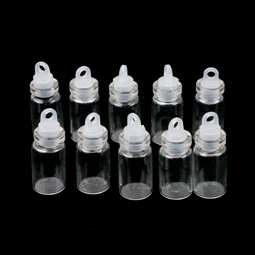 10pcs 1ml Mini Glass Bottles Small Vials Miniature Clear Glass Jars Multi Usage Plastic Cap Stopper Wish Empty Glass Bottle
10pcs 1ml Mini Glass Bottles Small Vials Miniature Clear Glass Jars Multi Usage Plastic Cap Stopper Wish Empty Glass Bottle