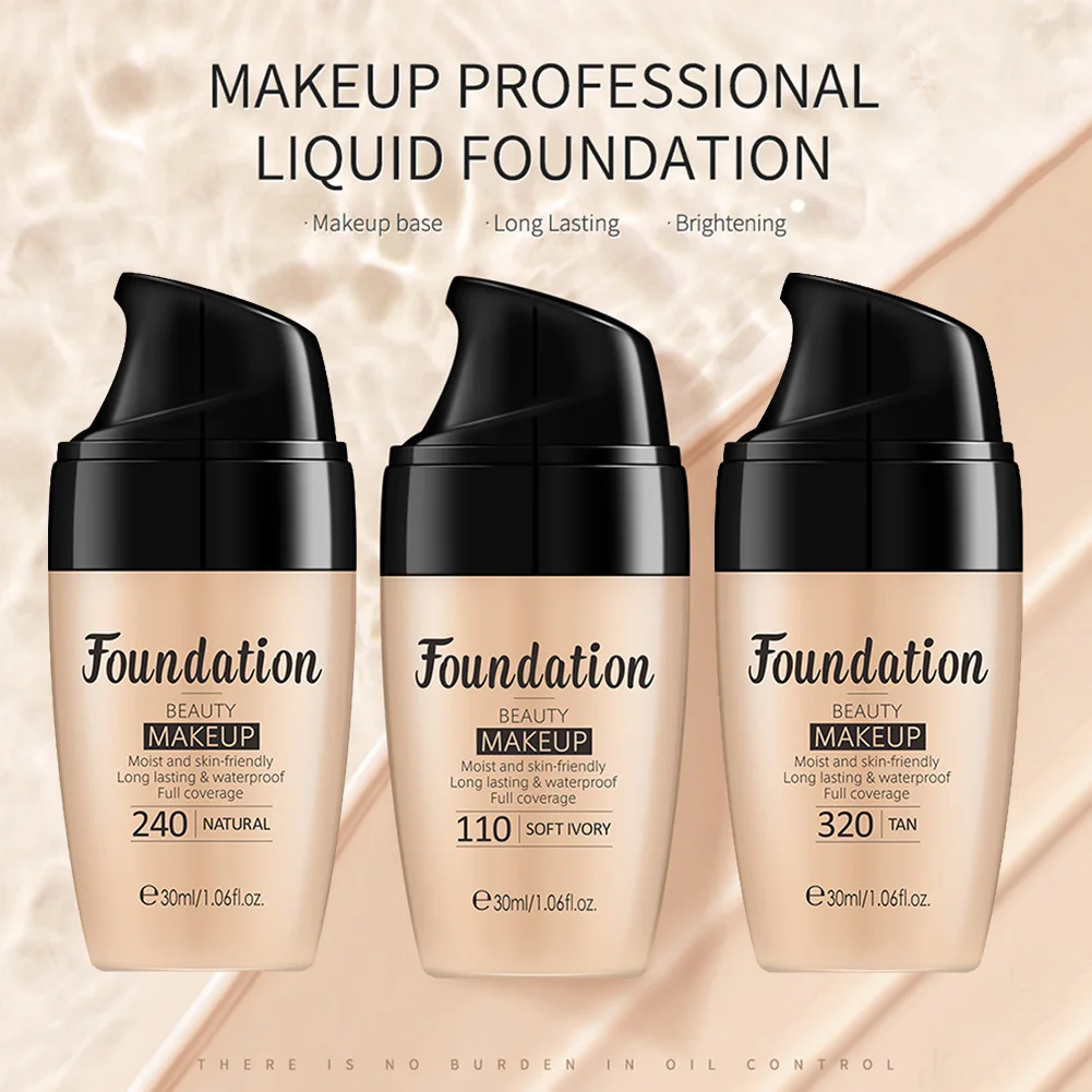 Liquid Foundation Natural Coverage Foundation Brighten and Even Skin Tone Makeup Foundation for Women
Liquid Foundation Natural Coverage Foundation Brighten and Even Skin Tone Makeup Foundation for Women