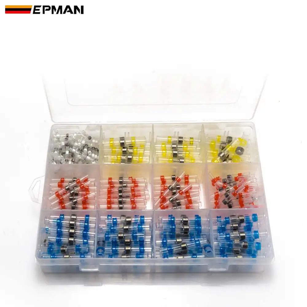 EPMAN 300 шт. припоя уплотнение рукав термоусадочная стык водонепроницаемый 26-10 AWG провода соединитель EP307GP300
EPMAN 300 шт. припоя уплотнение рукав термоусадочная стык водонепроницаемый 26-10 AWG провода соединитель EP307GP300