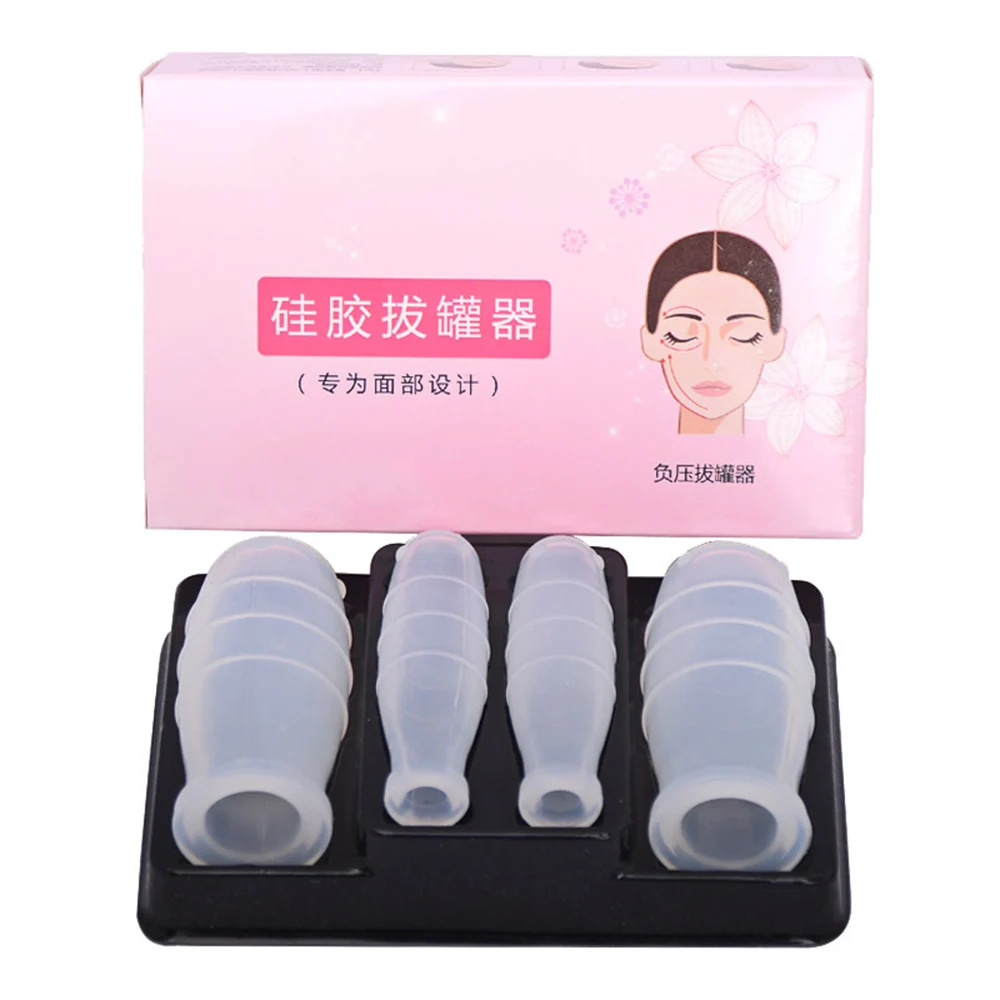 4Pcs/set Silicone Massage Cup Face Cupping Cup Vacuum Cupping Cans Face Eye Care Anti Cellulite Anti-Wrinkl Face Cupping Device
4Pcs/set Silicone Massage Cup Face Cupping Cup Vacuum Cupping Cans Face Eye Care Anti Cellulite Anti-Wrinkl Face Cupping Device