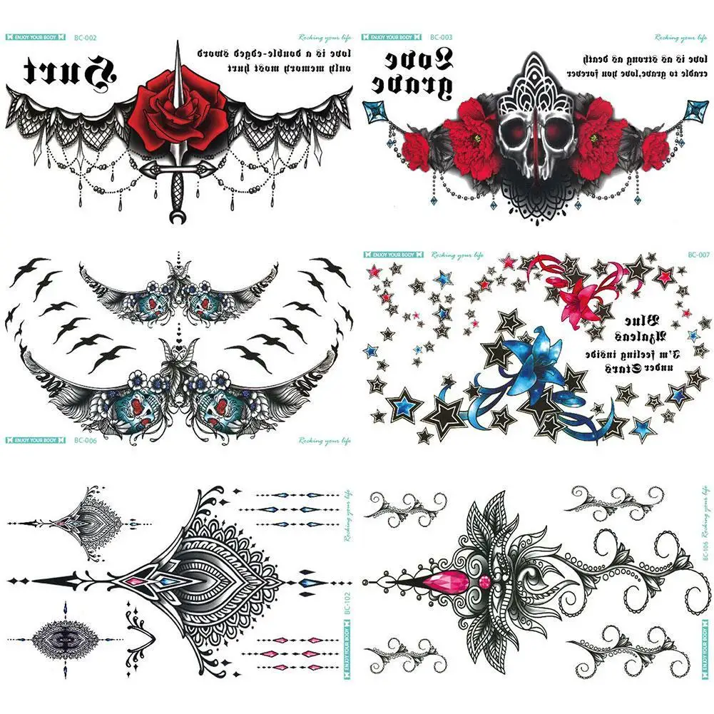 Waterproof Tattoo Stickers Large Tattoos Temporary Body Art Stickers Arm Leg Body Art Colorful Rose Tattoos Temporary Tattoo 
Waterproof Tattoo Stickers Large Tattoos Temporary Body Art Stickers Arm Leg Body Art Colorful Rose Tattoos Temporary Tattoo