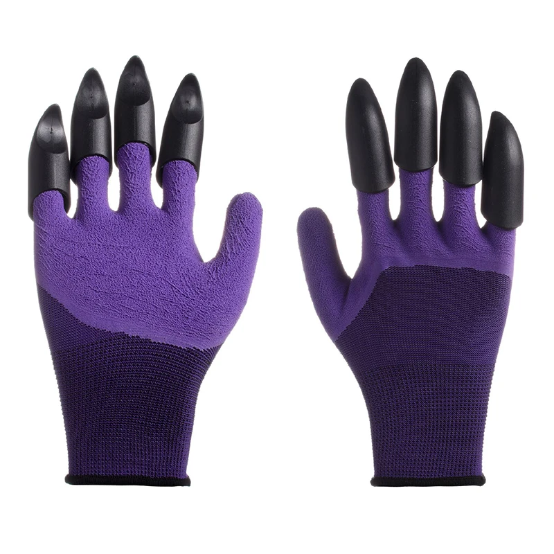4 Hand Claw Plastic Garden Gloves with Fingertips Claws Durable Waterproof Rubber Digging Gloves Quick Easy to Dig Work Gloves
4 Hand Claw Plastic Garden Gloves with Fingertips Claws Durable Waterproof Rubber Digging Gloves Quick Easy to Dig Work Gloves