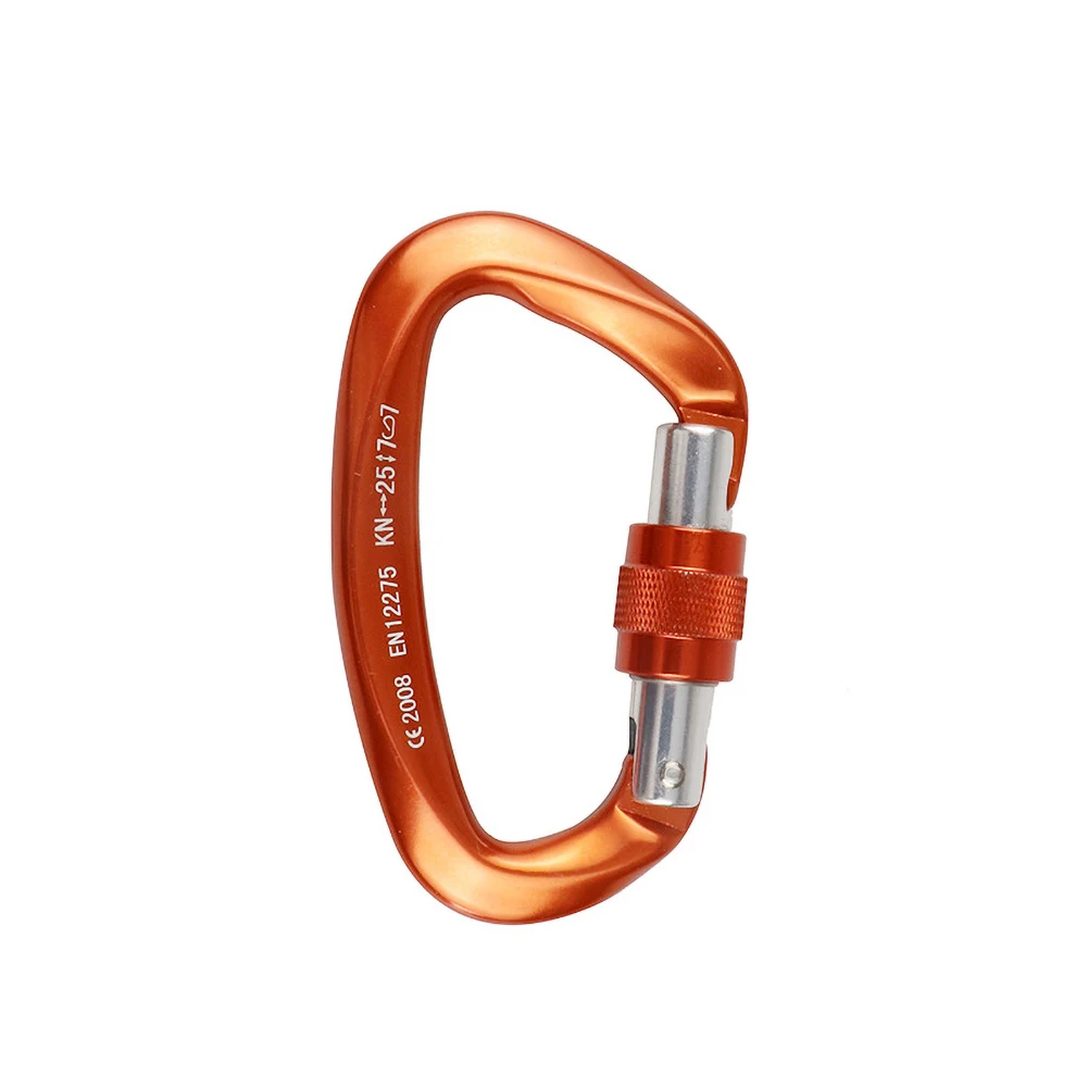 Outdoor Rock Climbing 5.8cm*10cm Security Safety Buckle Carabiner Hook Master Lock 25kn For Rappelling Rescue Climbing Accessory
Outdoor Rock Climbing 5.8cm*10cm Security Safety Buckle Carabiner Hook Master Lock 25kn For Rappelling Rescue Climbing Accessory