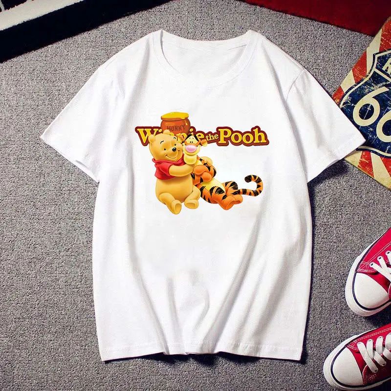 New Harajuku Summer Fashion Women T-Shirts Winnie the Pooh Cartoon Girls T Shirt Disney Design Casual Female Pullover Tops Tee
New Harajuku Summer Fashion Women T-Shirts Winnie the Pooh Cartoon Girls T Shirt Disney Design Casual Female Pullover Tops Tee