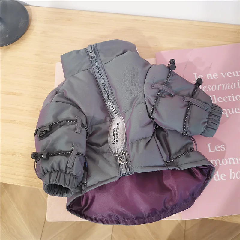 Pet tide card dog clothes winter draw rope down jacket Fabekkki Snow Naiet Teddy small and medium-sized dog clothing
Pet tide card dog clothes winter draw rope down jacket Fabekkki Snow Naiet Teddy small and medium-sized dog clothing