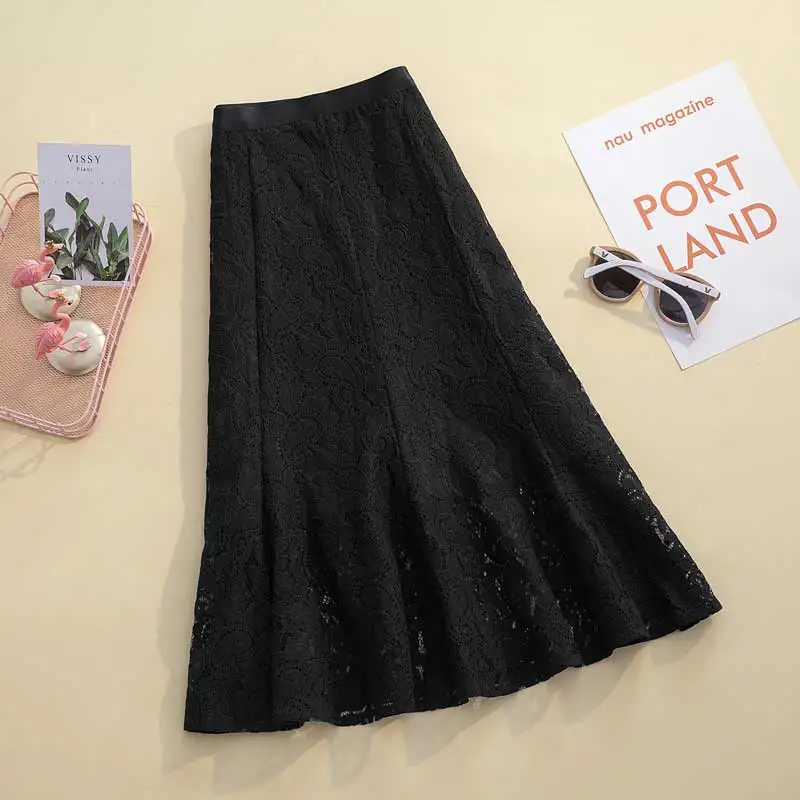 DIMANAF 2021 Plus Size Women Skirt Dress Elastic High Waist Summer Sundress Flower Black Lace Dresses Sexy Party Oversize 4XL
DIMANAF 2021 Plus Size Women Skirt Dress Elastic High Waist Summer Sundress Flower Black Lace Dresses Sexy Party Oversize 4XL