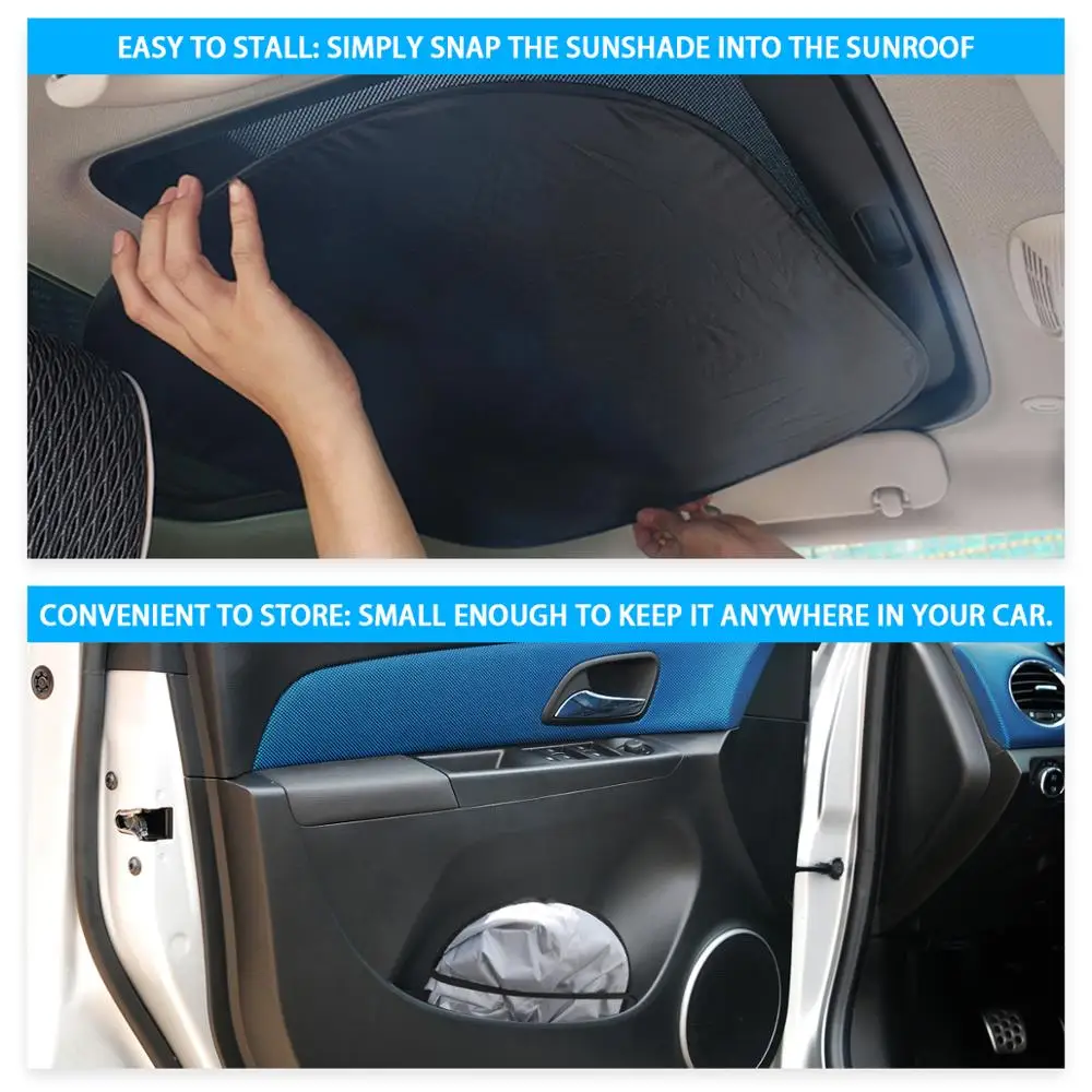 2 PCS Car Sunroof Shade Sunshade Cover Auto Parasol Coche Foldable Anti-Mosquito Screens Sunlight Blind Block Cooling Sunscreen
2 PCS Car Sunroof Shade Sunshade Cover Auto Parasol Coche Foldable Anti-Mosquito Screens Sunlight Blind Block Cooling Sunscreen