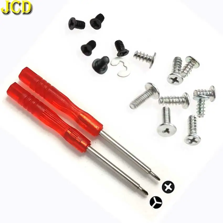 JCD For GBM Replacement Philips Head Screws Set Tri-Wing Screwdriver Screw Driver for GameBoy Micro Console Shell Repair Tool
JCD For GBM Replacement Philips Head Screws Set Tri-Wing Screwdriver Screw Driver for GameBoy Micro Console Shell Repair Tool