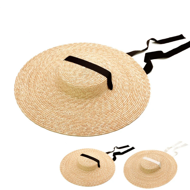 Handmade Big Side Wide Brim Straw Hat For Women Long Ribbon Ladies Sunscreen Beach Hats Fashion Dress Up Summer Sun Visor Caps
Handmade Big Side Wide Brim Straw Hat For Women Long Ribbon Ladies Sunscreen Beach Hats Fashion Dress Up Summer Sun Visor Caps