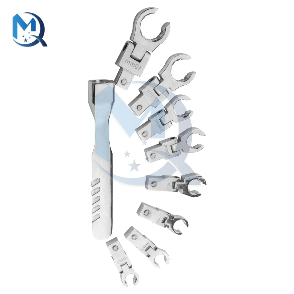 9Pcs/set Portable Metric Ratchet 180° Rotating Gear Wrench Tool Set Head Interchangeable Flexible Torque Spanner | Электронные