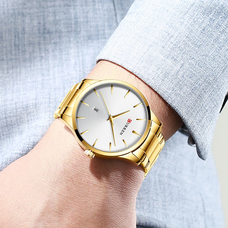 Curren Men Watches 2021 Luxury Brand Business Male Wrist Watches Sport Blue Minimalist Watch Men Wristwatch Relogio Masculino 
Curren Men Watches 2021 Luxury Brand Business Male Wrist Watches Sport Blue Minimalist Watch Men Wristwatch Relogio Masculino